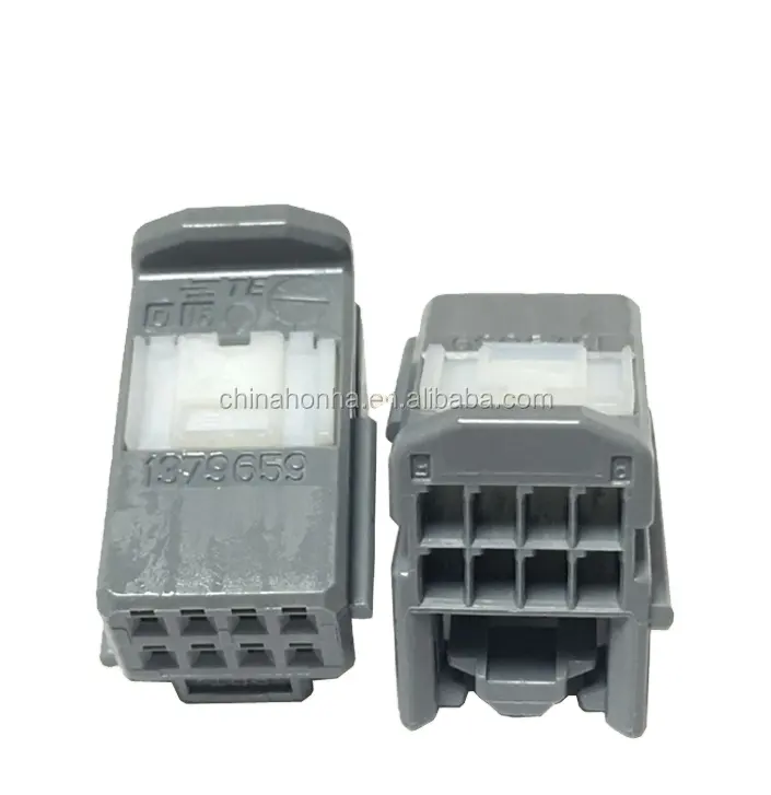 Originele onderdelen 1379659-2 grijs vrouwelijke connector 0.025 Serie Hybrid Tyco 8 pinHousing Connectors En TE Connectiviteit