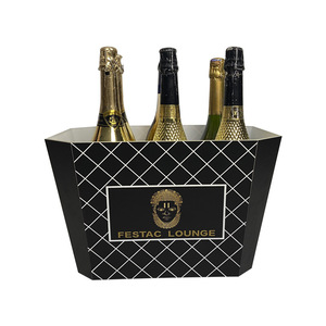 Festac Lounge Acrylic Ice Bucket With Led <b>Light</b> Rectangle Party Beverage Tub - Product Image 5