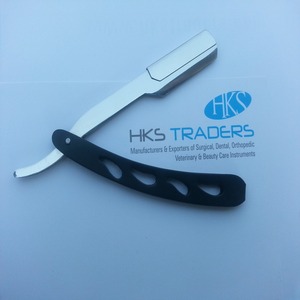 Maquinilla de afeitar para barbería, corte recto, garganta - Product Image 1
