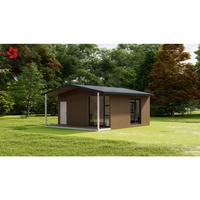 Maison conteneur moderne de luxe en panneaux sandwich, préfabriquée, portable, micro-maison, cabane modulaire, maison de campagne extérieure, bureau