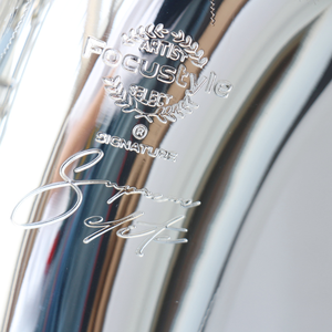 Saxofón Tenor de Alta Gama en Si Bemol Plateado, Saxofón Tenor Profesional - Product Image 3