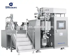 Body Lotion Liquid Soap Making Machine Vacuum Homogenizer Mixer Emulsificante Machine para Cosméticos
