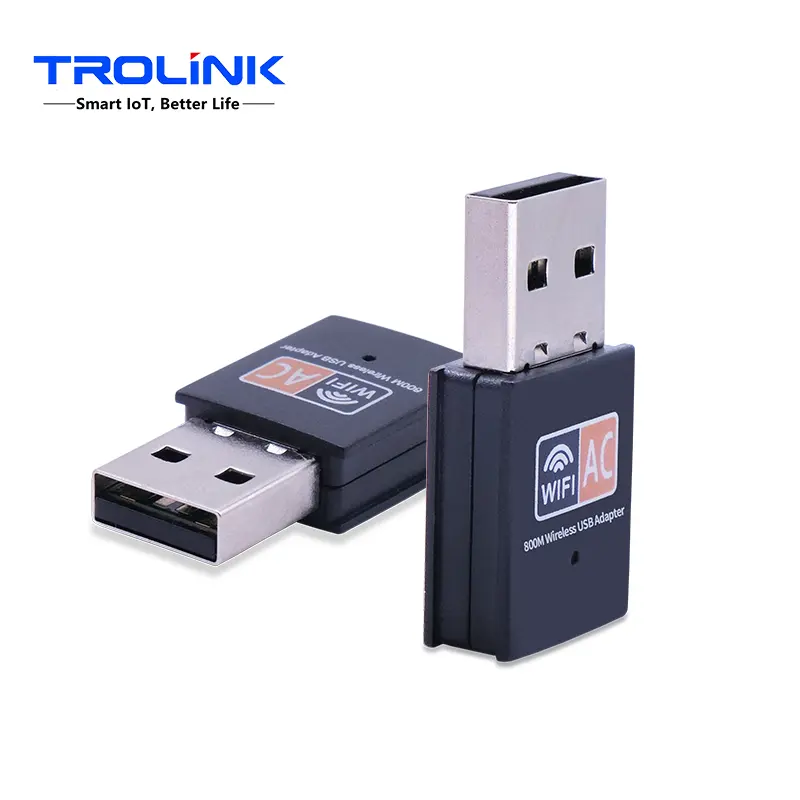 TROLINK-беспроводная сетевая карта, адаптер WiFi, двухдиапазонный, USB 3,0, USB 2,0, ключ, 300, 600, 1200 Мбит/с, 2,4 г, 5,8 г