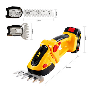 Km Handheld Electric Hedge Trimmer Battery Powered Dual Blade Portable Lithium Ion For Home Use - Product Image 3