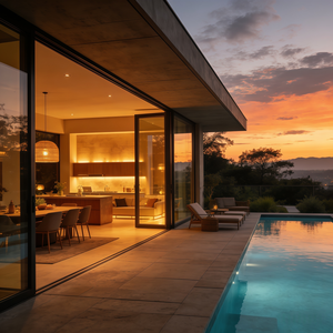 Service de conception architecturale de villas modernes, <span class=keywords><strong>plan</strong></span> de maison personnalisée à 3 étages avec vue panoramique et piscine - Product Image 2