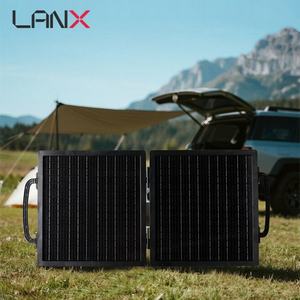 Système solaire portable à haute adaptabilité IP65 15W 30W 45W 60W 75W 90W, station de charge solaire, panneaux solaires pliables pour l'extérieur et la maison - Product Image 1