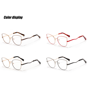 2025 Nieuwe Ontwerp Premium Optische Bril Voor Vrouwen <span class=keywords><strong>Cat</strong></span> <span class=keywords><strong>Eye</strong></span> Designer Comfortabele Metalen Receptframes Groothandel - Product Image 5