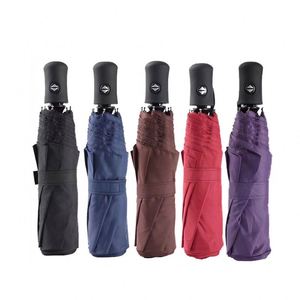 Parapluie pliant personnalisé à double commande automatique avec logo de voiture, protection solaire, trois plis, certifié BSCI, pour les voyages et la promotion - Product Image 2