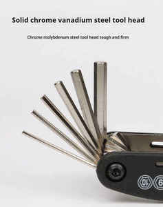 ชุดประแจอัลเลนแบบพับได้ขนาดเล็ก CRV ประแจทอร์กซ์และประแจหกเหลี่ยม - Product Image 5