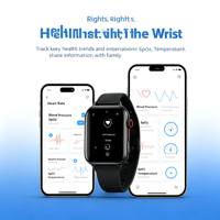 Jam Tangan GPS Tracker Senior A80 dengan Geo-Fence, Lacak Pergerakan, Peringatan SOS, Pemantauan Kesehatan Real-Time, Panggilan Darurat, dan Fitur Real-Time