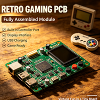Console de jeu rétro miniature personnalisée, unité PCBA finie, lecteur de jeu portable, assemblage de carte de circuit imprimé, OEM ODM, carte mère de jeu