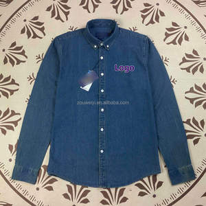 Saldi all'ingrosso <span class=keywords><strong>camicia</strong></span> da <span class=keywords><strong>uomo</strong></span> di buona qualità lavata alla RL RL etichette da <span class=keywords><strong>uomo</strong></span> camicie in Denim a maniche lunghe <span class=keywords><strong>Jeans</strong></span> - Product Image 5