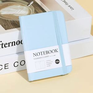 <b>Thick</b> Dotted Monthly Grid Elastic Strap Band PU Custom Logo Journal Planner Daily <b>Notebook</b> Vendor - Product Image 2