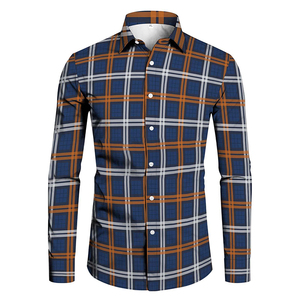 Người Đàn Ông Mới Của Dài Tay Áo Sọc Áo Sơ Mi Bền Vững Dệt Vải Lần Lượt Xuống Cổ Áo Lỏng Lẻo Phong Cách Giản Dị Mùa Xuân Mùa Hè Kích Thước 3XL - Product Image 5