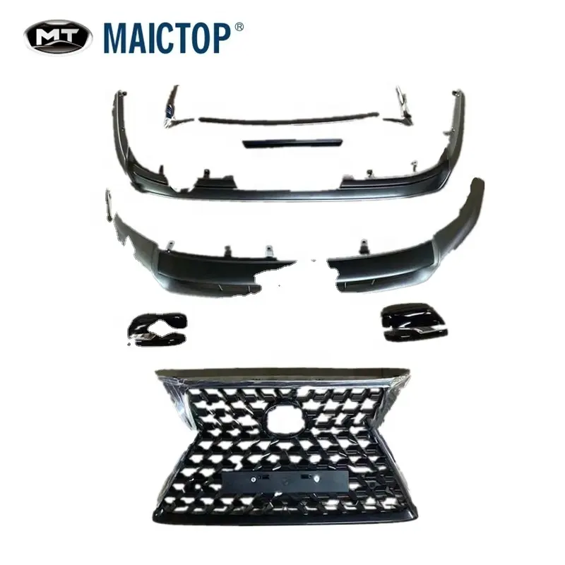 MAICTOP Kit Bodi Mobil Aksesori Mobil, Kit Spoiler Depan dan Belakang Gx460 2017-2020 Kualitas Bagus