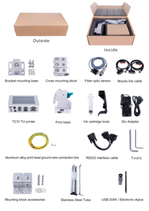 เครื่องพิมพ์อิงค์เจ็ทความร้อนออนไลน์ TIJ DOCOD OEM/ODM T210 ขนาด 12.7 มม. เครื่องพิมพ์วันที่และรหัสชุดการผลิตหลายภาษา พร้อมหัวพิมพ์ 1 หัว - Product Image 6