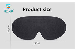 TopOne Fashionable 3D Contoured Sleep Eye Mask Breathable Memory Foam Blackout for Summer and Winter - Product Image 5