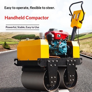 รถบดถนนไฮดรอลิกแบบลูกกลิ้งคู่ ขับเคลื่อนสองล้อ ระบบสั่นสะเทือนคู่ ขนาด 1.5 ตัน - Product Image 1