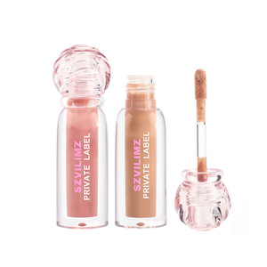 Gloss à lèvres en tube coloré Private Label Candy Dreamy, 58 couleurs, sans cruauté, longue tenue, waterproof, hydratant, maquillage - Product Image 5