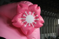 Chine Usine modèle gonflable personnalisé modèle de dessin animé gonflable Sakura Cat poupée pour sakura festival fête ou événement publicitaire