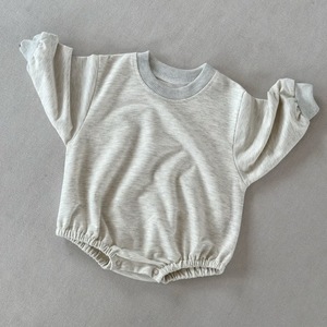 2025 के नवजात शिशु कपड़े 100% कपास स्वेटशर्ट टेरी कपास शिशु बॉडीसूट लंबे आस्तीन क्रेवगर्दन बुलबुला बेबी रोपर - Product Image 5