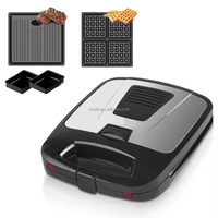 Machine à gaufres et cornets de crème glacée Aifa, appareil électrique pour rouleaux d'œufs croustillants, machine à sandwichs et crêpes pour le petit-déjeuner à domicile