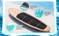 Tapis de traction pour planche de surf en EVA, grip de pont personnalisé OEM, découpe sur mesure, antidérapant pour SUP, longboard, shortboard, kiteboard, pour les magasins de surf