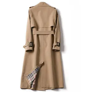 2022 primavera inverno moda cappotto con cintura da donna di alta qualità giacca di media lunghezza Trench lungo da donna in stile giapponese per donna