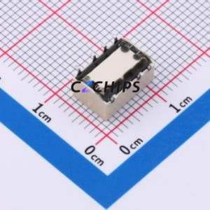 G6K-2F-Y-TR DC3 Signal Relay SMD,6.5x10mm Relay 3V 2 Changeover: 2C (DPDT-Changeover)::: 60V-DC/125V-AC Silver + Gold Plated - Product Image 2