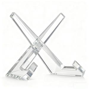 Support d'affichage en acrylique transparent pour assiettes, gâteaux, œuvres d'art, décoration de la maison, léger, haute transparence, horizontal, pour bureau - Product Image 1