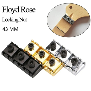 Pièces de guitare de haute qualité, écrou de verrouillage de cordes de guitare électrique doré de 43 mm pour pont de trémolo <span class=keywords><strong>Floyd</strong></span> <span class=keywords><strong>Rose</strong></span> - Product Image 4