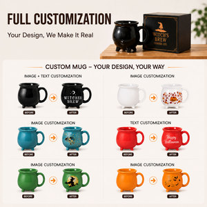 <span class=keywords><strong>Tasse</strong></span> <span class=keywords><strong>Chaudron</strong></span> de Sorcière pour Halloween, <span class=keywords><strong>Tasse</strong></span> à Boire Nouveauté Sorcellerie pour Décoration d'Halloween, Friandises ou Cadeaux de Fêtes - Product Image 3