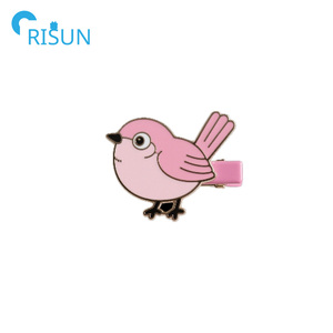 Horquillas para <span class=keywords><strong>el</strong></span> pelo de pájaros cantores de fábrica, logotipo personalizado esmaltado, Animal, loro, pavo real, Cuervo, águila, pájaro, pinzas para <span class=keywords><strong>el</strong></span> pelo, broche esmaltado - Product Image 6