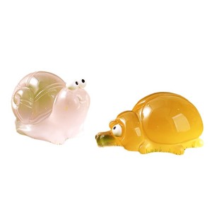 Décorations mignonnes d'insectes Baomai pour l'exportation : coccinelles, chenilles, escargots, ornements phosphorescents pour micro-paysages - Product Image 5