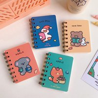 Cuaderno Espiral Kawaii Premium A7, 80 Hojas, Papel de Doble Offset de 70 g/m², Mini Diario de Bolsillo con Encuadernación Wire-O para Regalo Personalizado