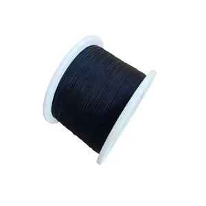 Mehr strang fasern geschützte schwarze PVC-ummantelte Endglow-Glasfaser beleuchtung durch hohen Brechung index