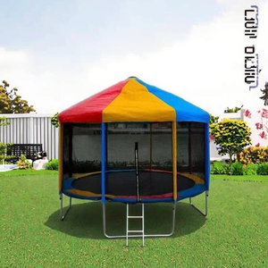 <span class=keywords><strong>Trampoline</strong></span> de jardin familial extérieur de 6 à 16 pieds, grand <span class=keywords><strong>trampoline</strong></span> rond pour enfants <span class=keywords><strong>avec</strong></span> <span class=keywords><strong>toit</strong></span> pour le divertissement des enfants - Product Image 5