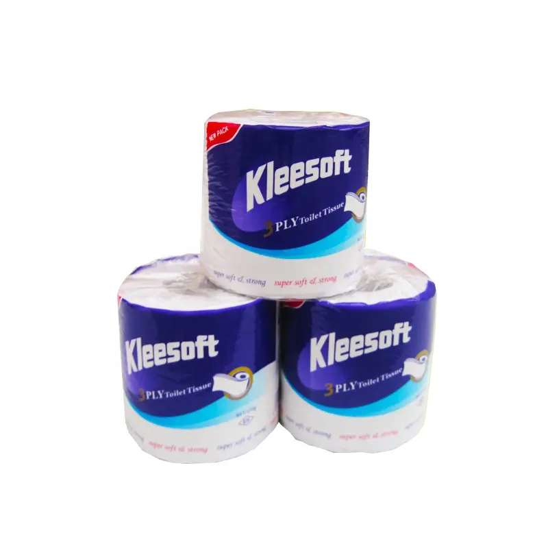 3-Ply ECO Toilet Tissues, Toilet Paper Bath Tissue, 2-Ply Sheets Per Roll wc papier