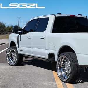 ล้ออัลลอยปลอมแปลง lsgzl ขัดเงาสุดโสดสำหรับรถบรรทุก <span class=keywords><strong>Ford</strong></span> Silverado Chevrolet Rims 6X139.7 8x180 8x170 - Product Image 4