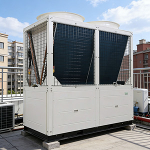 Bomba de <span class=keywords><strong>Calor</strong></span> de Aire Comercial de 150kW R32 para Calefacción <span class=keywords><strong>Central</strong></span> de Hoteles y Suministro de Agua Caliente a Gran Volumen - Product Image 1