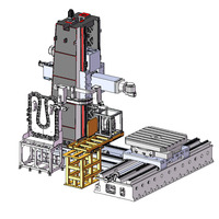 Hocheffiziente TH/TK6816 BT50 Automatische 7-Achsen CNC Planierfräsmaschine für Schwerlast-Industriemetallbearbeitung