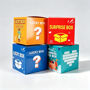กล่องแข็งพิมพ์ลายตามสั่ง กล่องของขวัญกระดาษแข็งแบบ Blind Box พร้อมการพิมพ์สี่สีเคลือบเงา สำหรับบรรจุภัณฑ์เครื่องสำอางค้าปลีก - Product Image 3