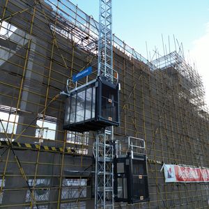 Sc100/100 0-30m/Min DAHAN Nouveau Treuil de Construction à Double Cage pour Marchandises avec Capacité de Charge de 1000KG Hauteur Maximale 60m - Product Image 4