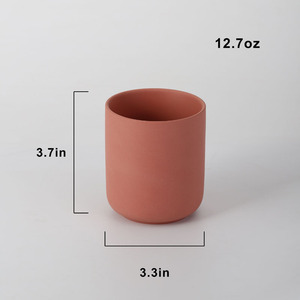 Mejor Precio: Lujosos Portavelas de Concreto con Tapa, Cerámica de Gran Venta, Soportes de Piedra para Decoración del Hogar en Navidad - Product Image 2