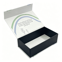 Caja de Regalo Magnética Rígida Personalizada con Logotipo en Relieve Impreso para Productos Cosméticos de Cuidado Personal, Caja de Cartón de Lujo