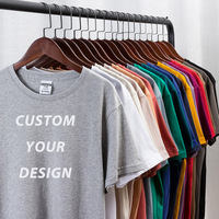 T-shirt en Coton Doux pour Hommes Vêtements Personnalisables Impression Personnalisée T-shirts Homme Manches Courtes Blanc Vierge Adultes T-shirts Sur Mesure