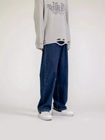 Jean homme uni de couleur claire, ample, tendance, marque Joker, coupe droite, grande taille, pantalon rétro, jambes larges, jean baggy
