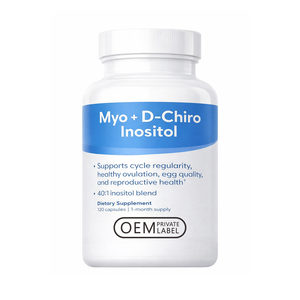 Suplemento Herbal de Marca Privada de Fábrica OEM, Mioinositol para Mujeres, con Folato y Vitamina, Cápsulas de Mioinositol - Product Image 1