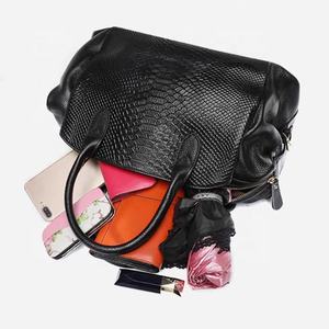 OEM y ODM señoras de la moda bolso de cuero de alta calidad mujer de gran capacidad bolso de ocio Joker de piel de vaca bandolera de hombro - Product Image 6