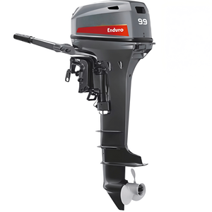 Motor fueraborda de gasolina de alto rendimiento de 20 HP y 2 tiempos, ligero, con eje corto/largo para embarcaciones de pesca rápidas - Product Image 2